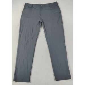 Vuori Meta Pant Mens 38 Gray Lightweight Hiking Khakis Performance V430